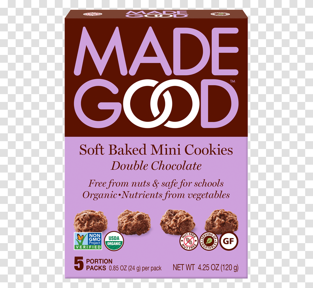 Mgus Cookie Doubchoc Made Good Soft Baked Cookies, Advertisement, Poster, Flyer, Paper Transparent Png