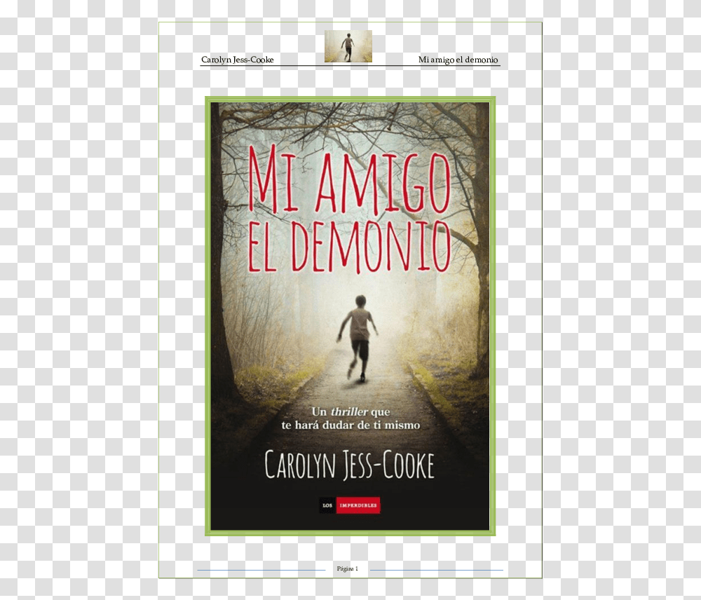 Mi Amigo El Demonio Libro, Person, Human, Poster, Advertisement Transparent Png