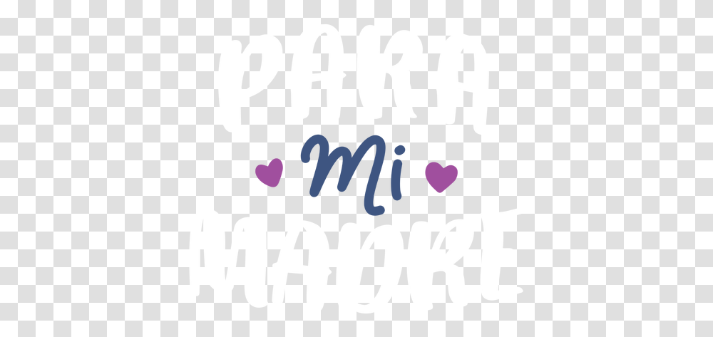 Mi Spanish Heart Text Sticker & Svg Vector Heart, Label, Word, Alphabet, Handwriting Transparent Png