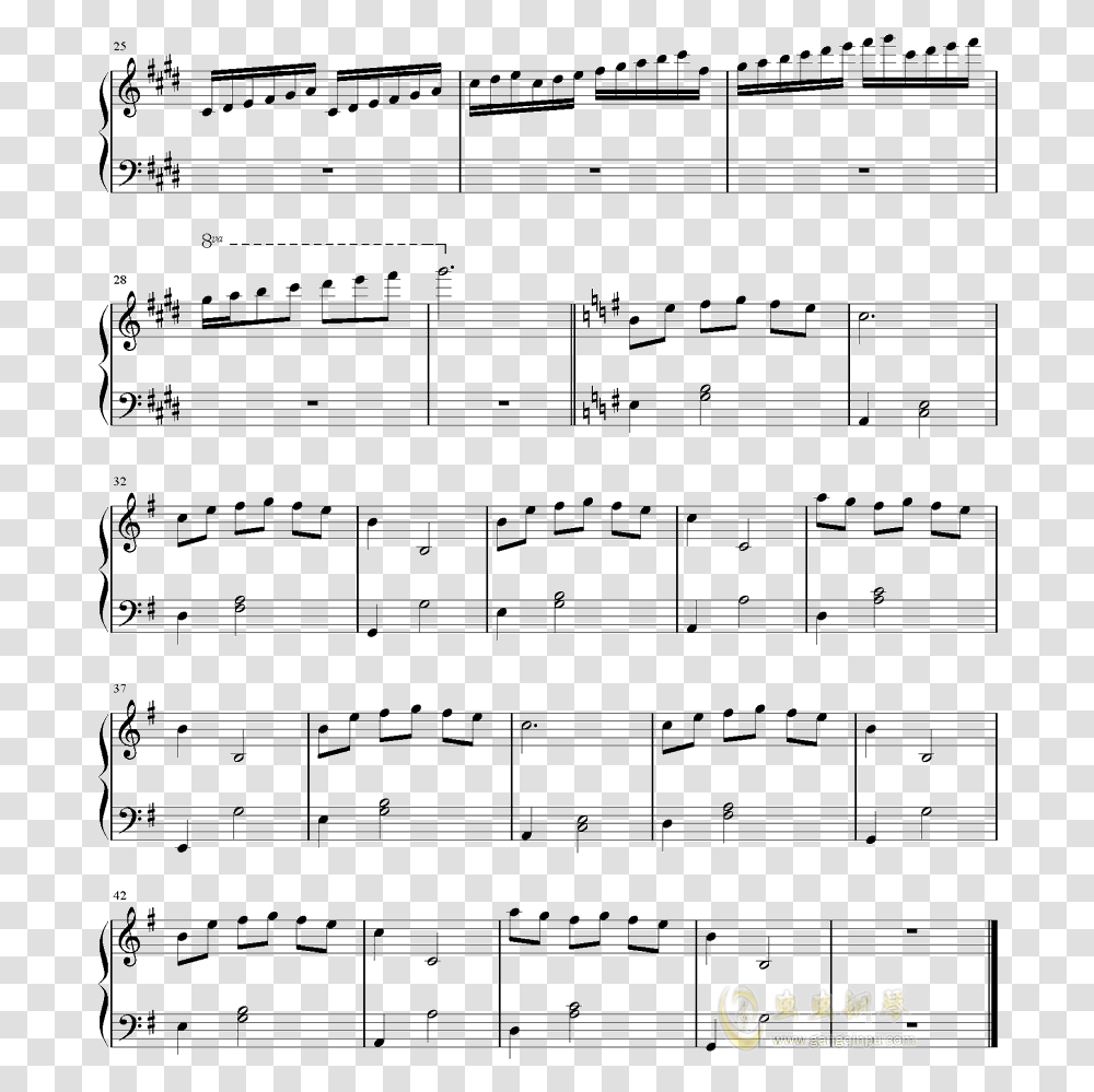 Mia And Sebastian's Theme Sheet Music Pdf Free, Menu Transparent Png