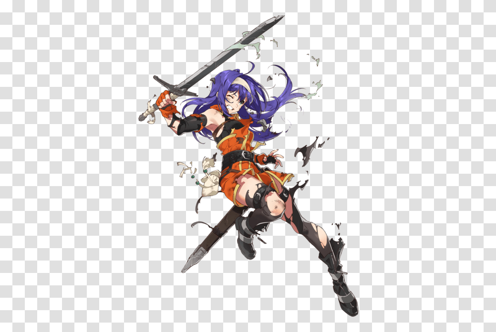 Mia Lady Of Blades, Person, Human, Duel, Manga Transparent Png