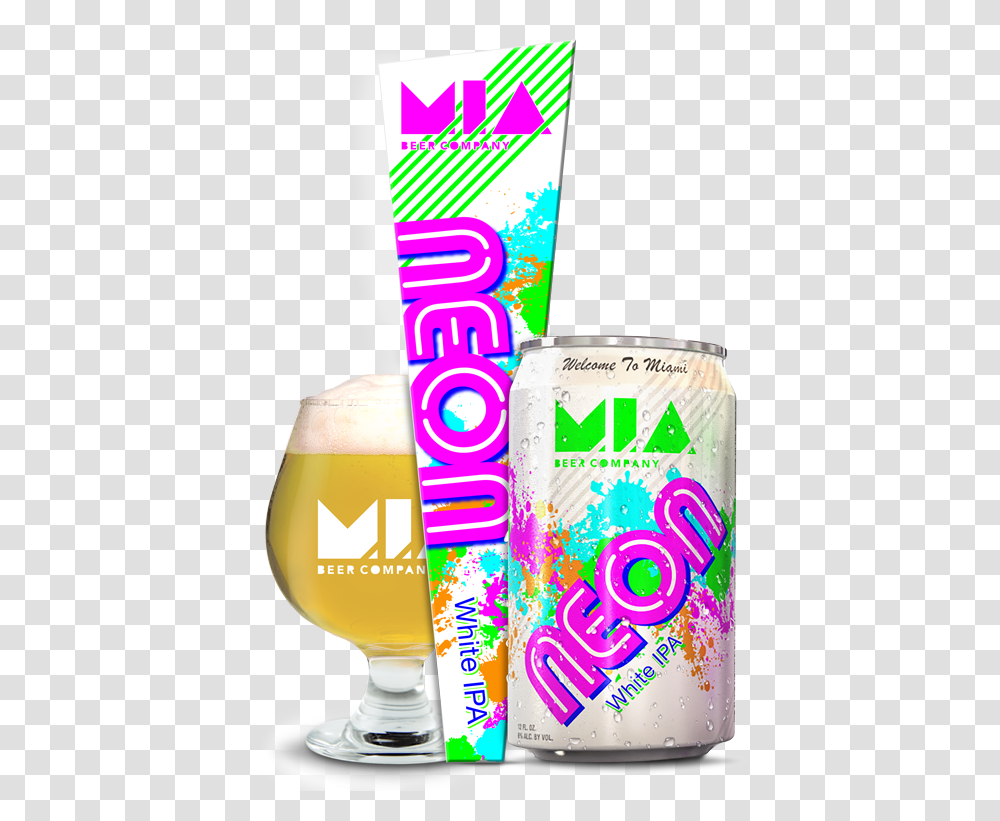 Mia Neon Ipa, Beverage, Drink, Glass, Beer Transparent Png