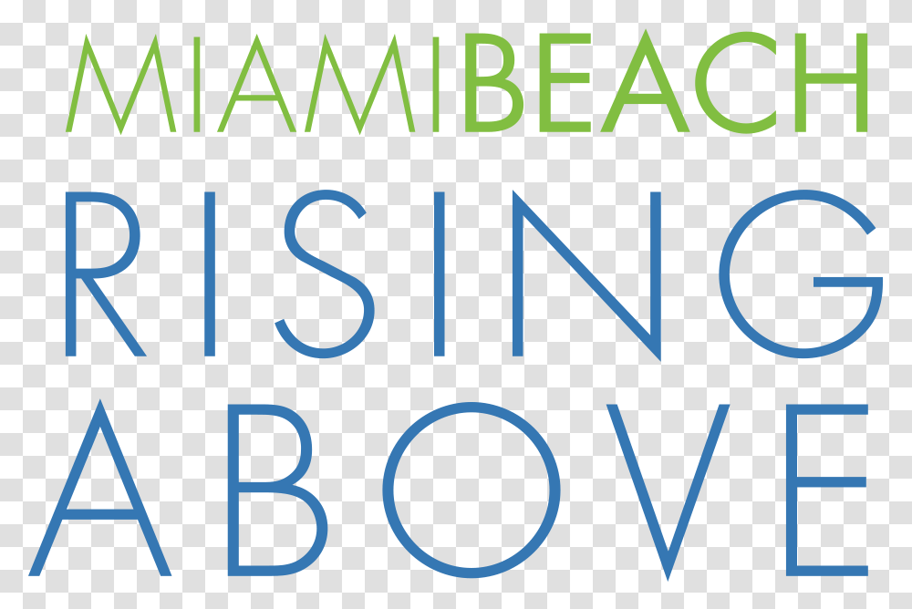Miami Beach Rising Above, Alphabet, Word, Number Transparent Png