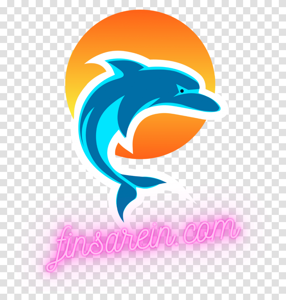 Miami Dolphins Fansite Fins Are In Illustration, Light, Neon, Graphics, Art Transparent Png