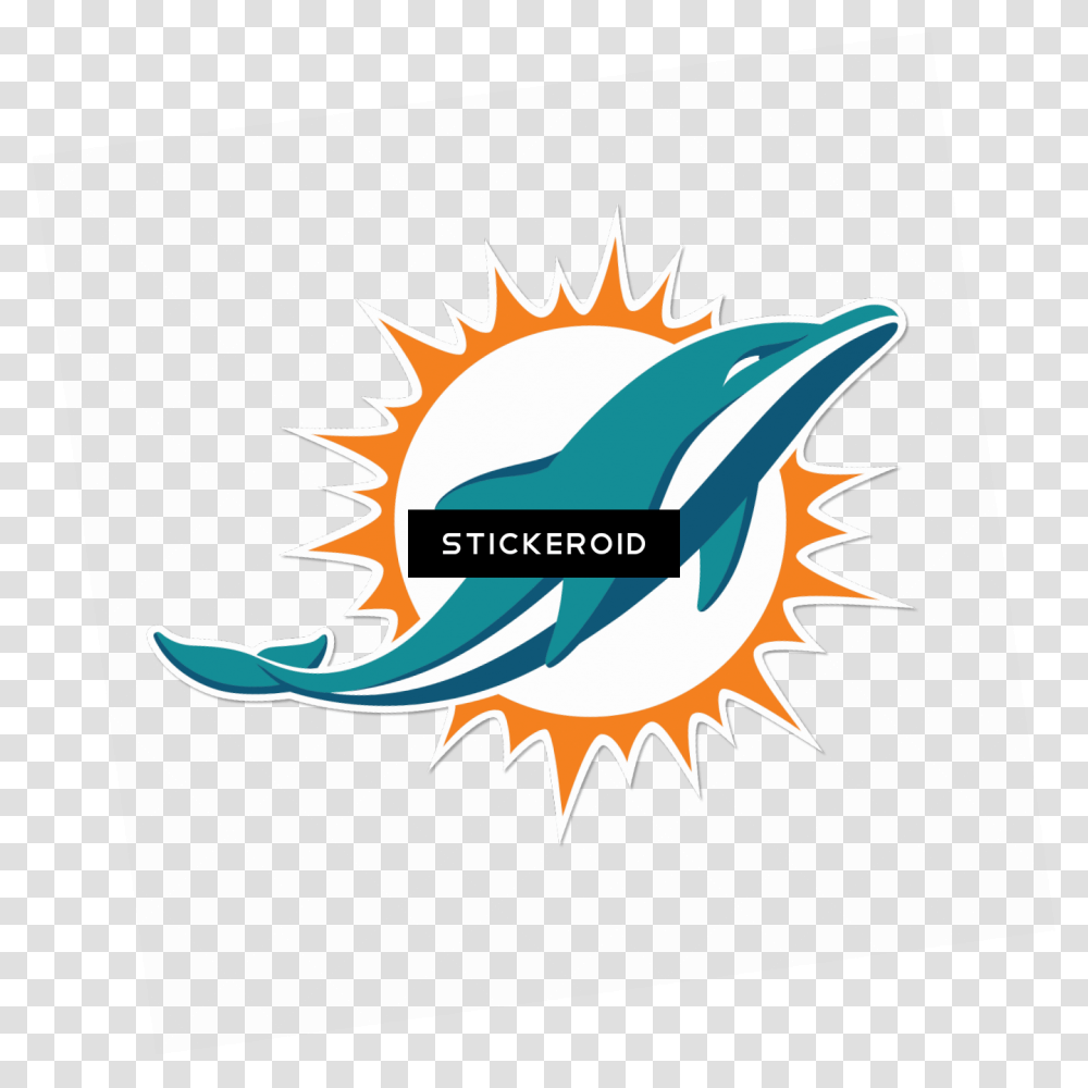 Miami Dolphins Logo Nfl Miami Dolphins, Label, Outdoors, Nature Transparent Png