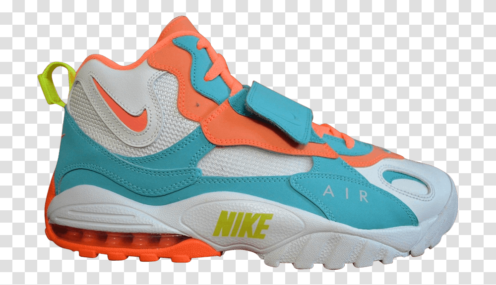 Miami Dolphins Nike Speed Turf, Shoe, Footwear, Apparel Transparent Png