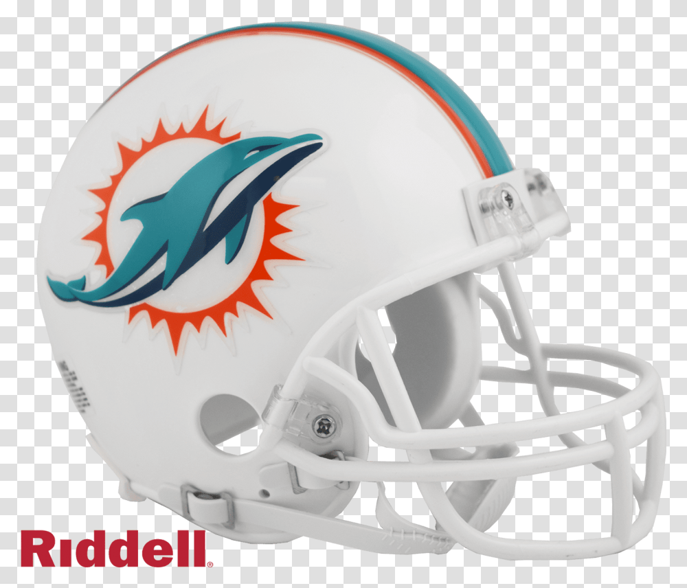 Miami Dolphins Vsr4 Riddell Mini Football Helmet Riddell Mlb Mini Helmets, Clothing, Apparel, Sport, Sports Transparent Png
