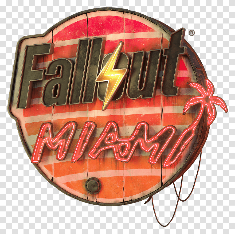 Miami Fallout Logo, Symbol, Trademark, Dynamite, Bomb Transparent Png