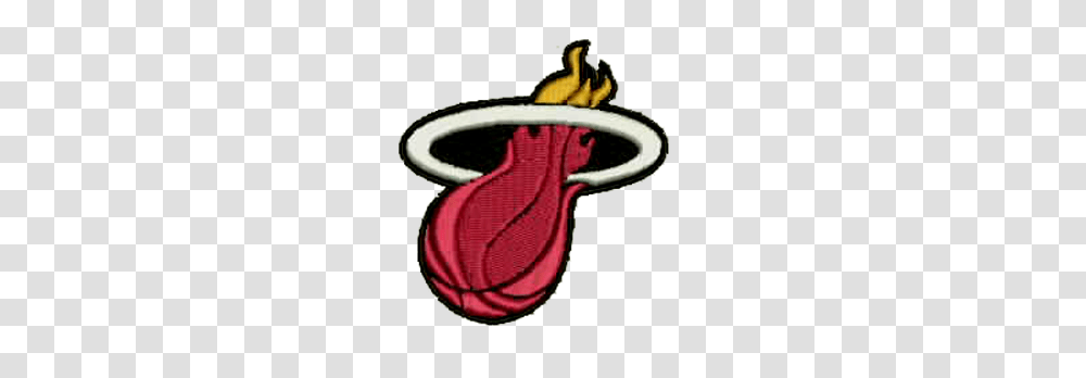Miami Heat Basketball Team Embroidered Patch, Plant, Food, Alcohol, Beverage Transparent Png