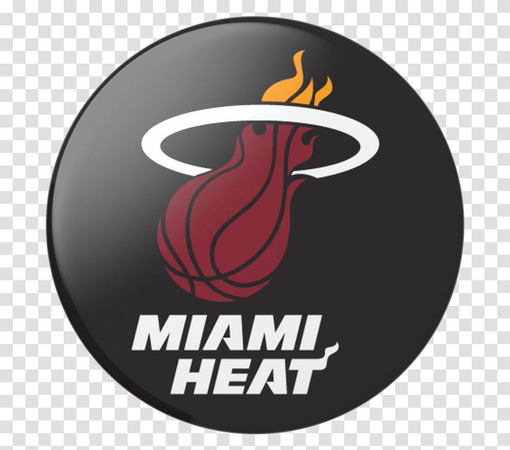 Miami Heat Logo Popsockets Popgrip Miami Heat, Wildlife, Animal, Amphibian, Symbol Transparent Png