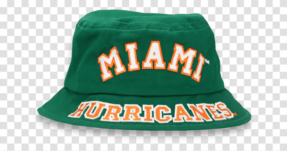 Miami Hurricanes Dyme Lyfe Green Bucket Hat Cap, Apparel, Baseball Cap Transparent Png