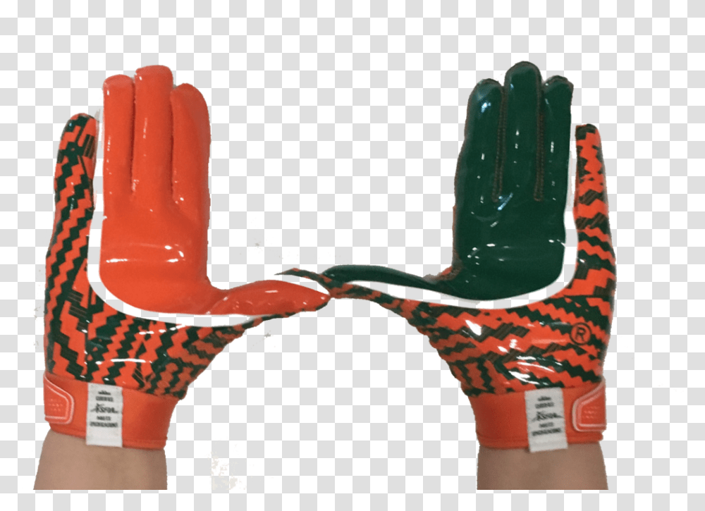 Miami Hurricanes Logo Hurricane Football Gloves, Clothing, Apparel, Footwear, Team Sport Transparent Png