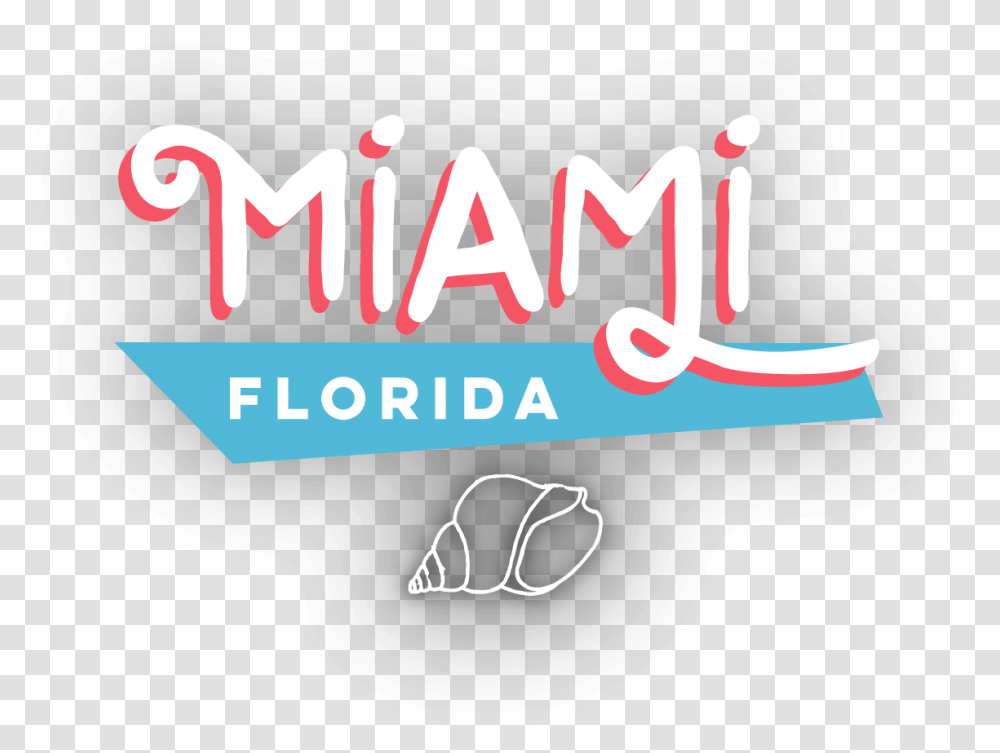 Miami Image Graphic Design, Text, Label, Word, Alphabet Transparent Png