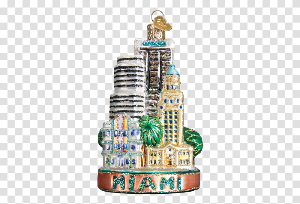 Miami Landmarks Glass Ornament Lighthouse, Wedding Cake, Accessories, Jewelry, Gemstone Transparent Png