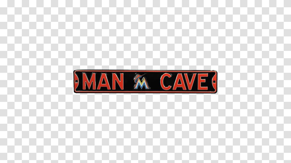 Miami Marlins Man Cave Authentic Street Sign, Arrow, Logo Transparent Png