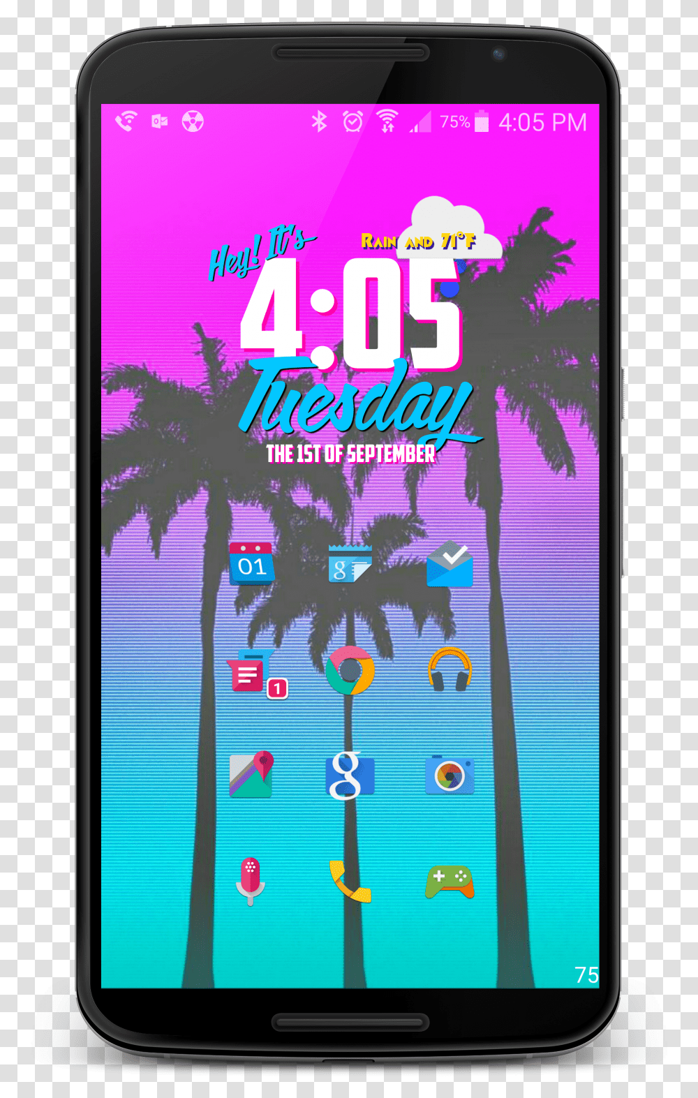 Miami Vice Android Theme, Mobile Phone, Electronics, Cell Phone, Poster Transparent Png