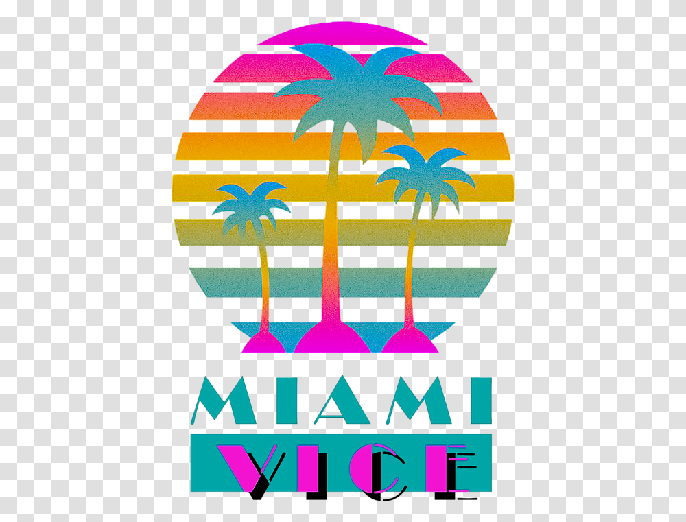 Miami Vice Beach Towel Miami Vice Logo, Symbol, Trademark, Poster, Advertisement Transparent Png