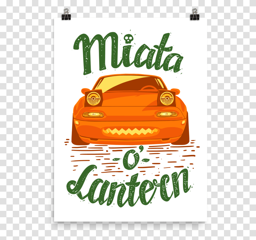 Miata O Lantern Poster Poster, Car, Vehicle, Transportation Transparent Png