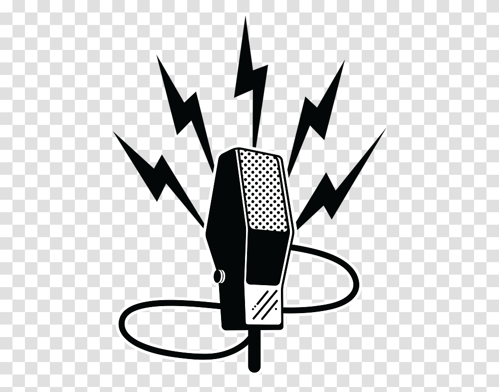 Mic Clipart Voice Actor Microphone Radio Vector, Appliance, Clothes Iron, Electrical Device, Vacuum Cleaner Transparent Png