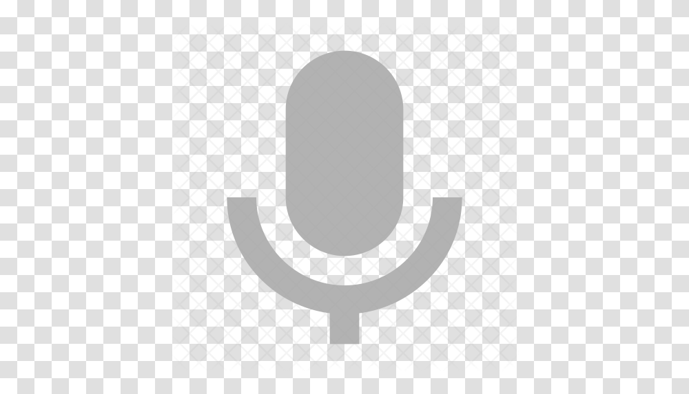 Mic Icon 3 Image Gray Microphone Icon, Hook, Anchor, Text Transparent Png