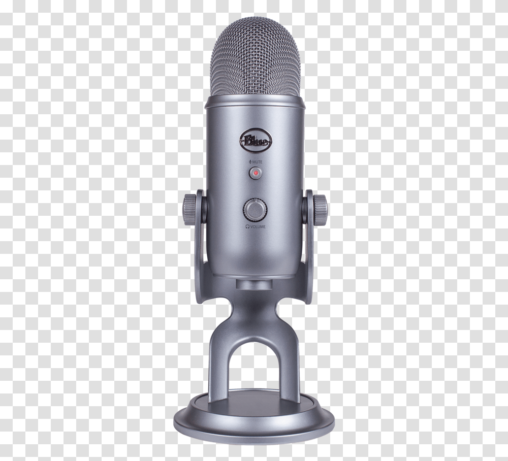 Mic Old Timey Recording Microphone Blue Yeti Space Gray, Mixer, Appliance, Camera, Electronics Transparent Png