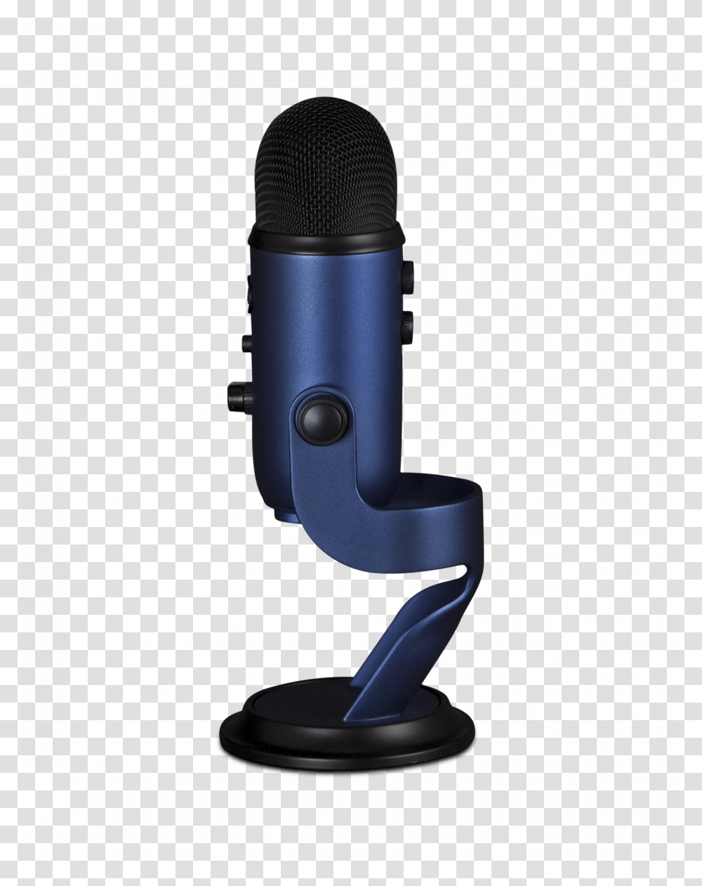 Mic On Stand Blue Yeti Midnight Blue, Electrical Device, Microphone Transparent Png