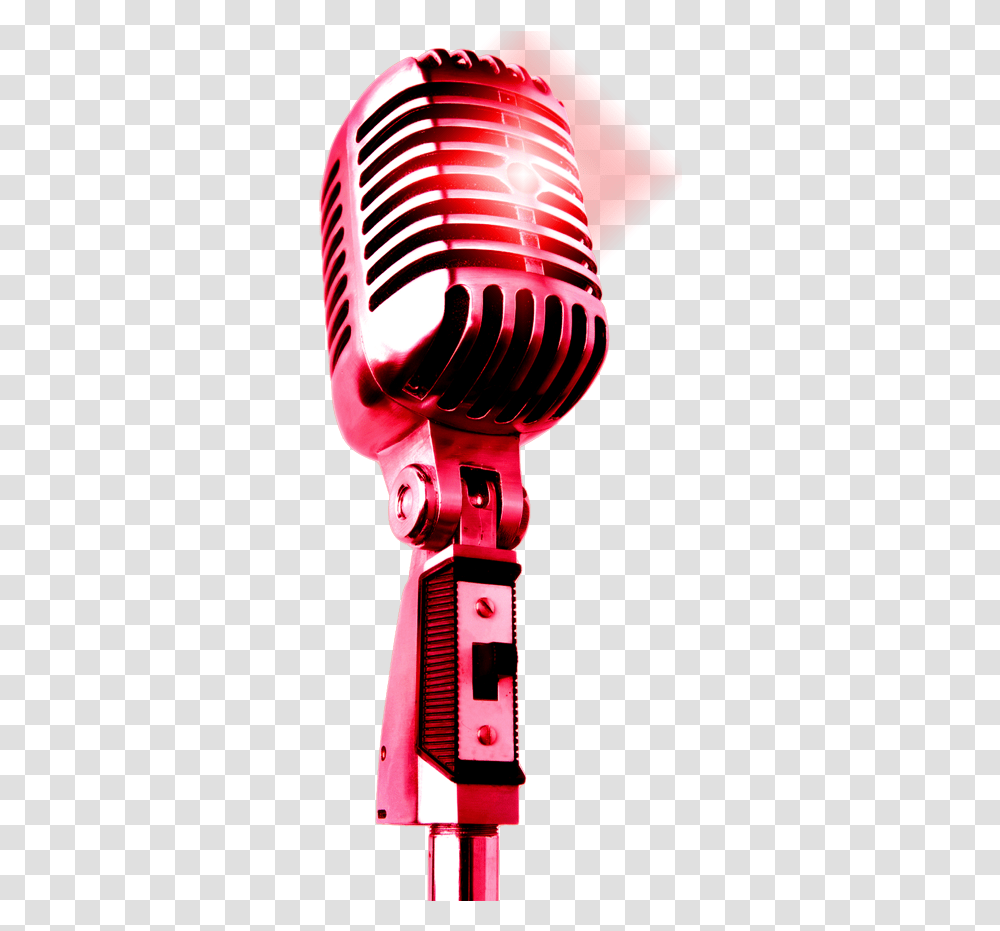 Mic Singer Background Microphone, Electrical Device Transparent Png