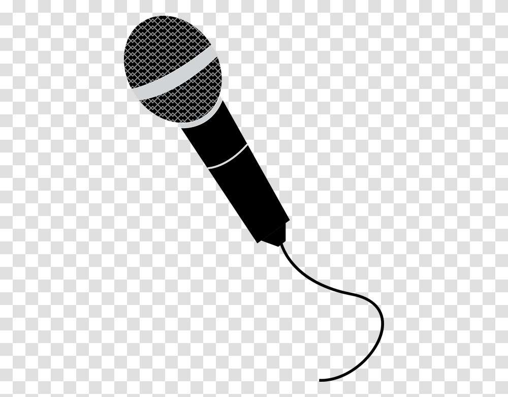 Mic With Cord 7 Image Singing Microphone Clip Art, Clothing, Apparel, Hat Transparent Png