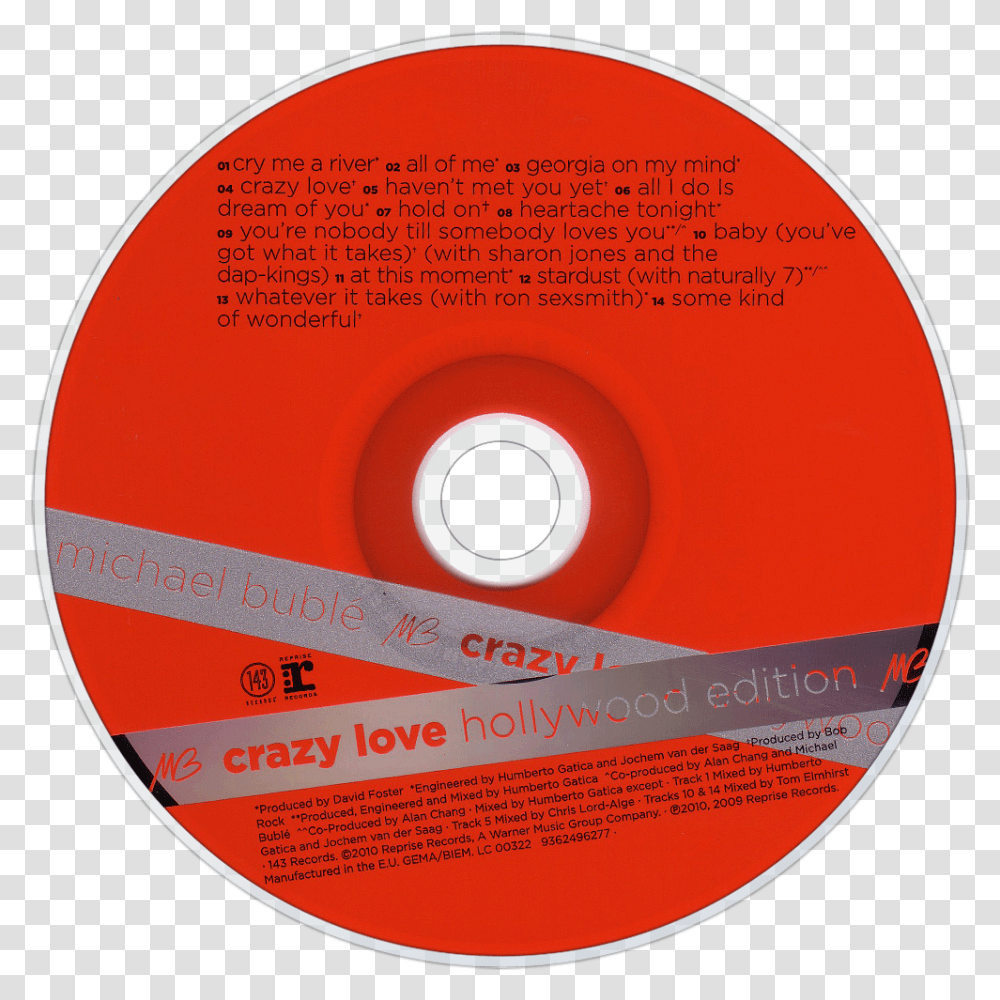 Michael Bubl Crazy Love Theaudiodbcom Optical Disc, Disk, Dvd Transparent Png