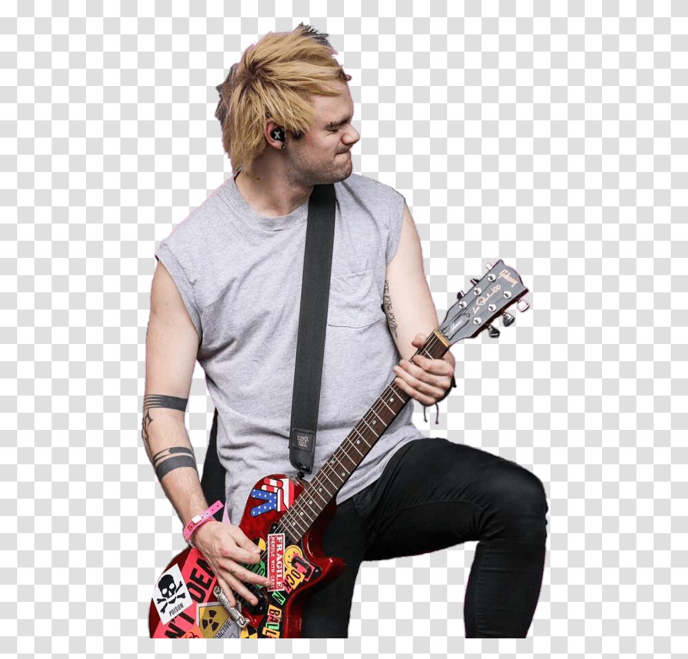 Michael Clifford Tumblr For Kids Electric Guitar, Leisure Activities, Musical Instrument, Person, Human Transparent Png