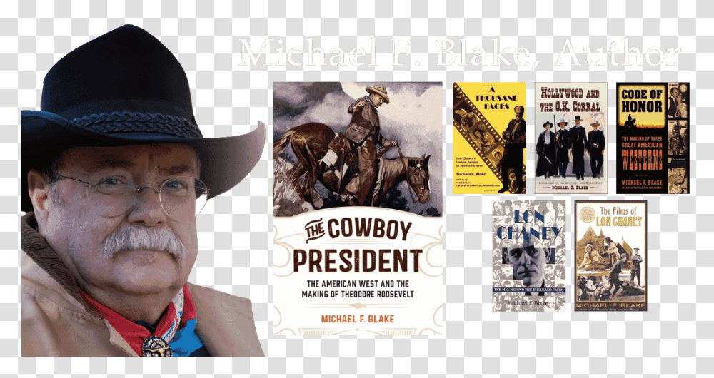 Michael F Blake Author Cowboy President, Advertisement, Poster, Person, Human Transparent Png