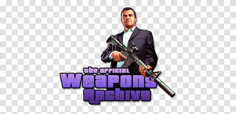 Michael Gta 5 V Weapons Gta 5, Person, Human, Grand Theft Auto, Weaponry Transparent Png