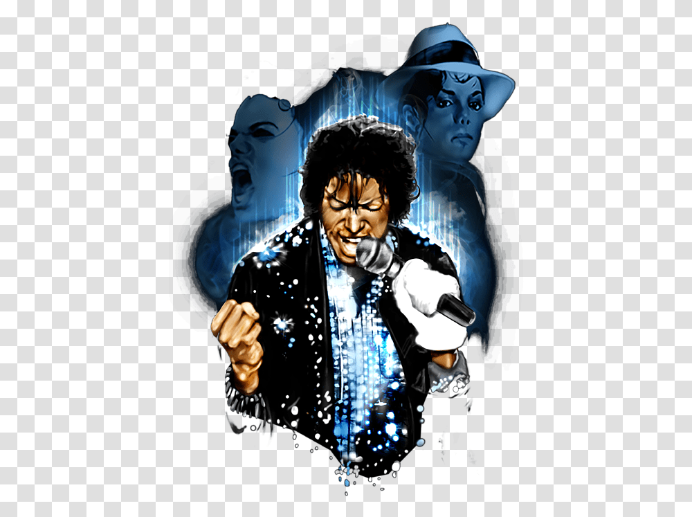 Michael Jackson Digital Art, Person, Crowd, Helmet, Performer Transparent Png
