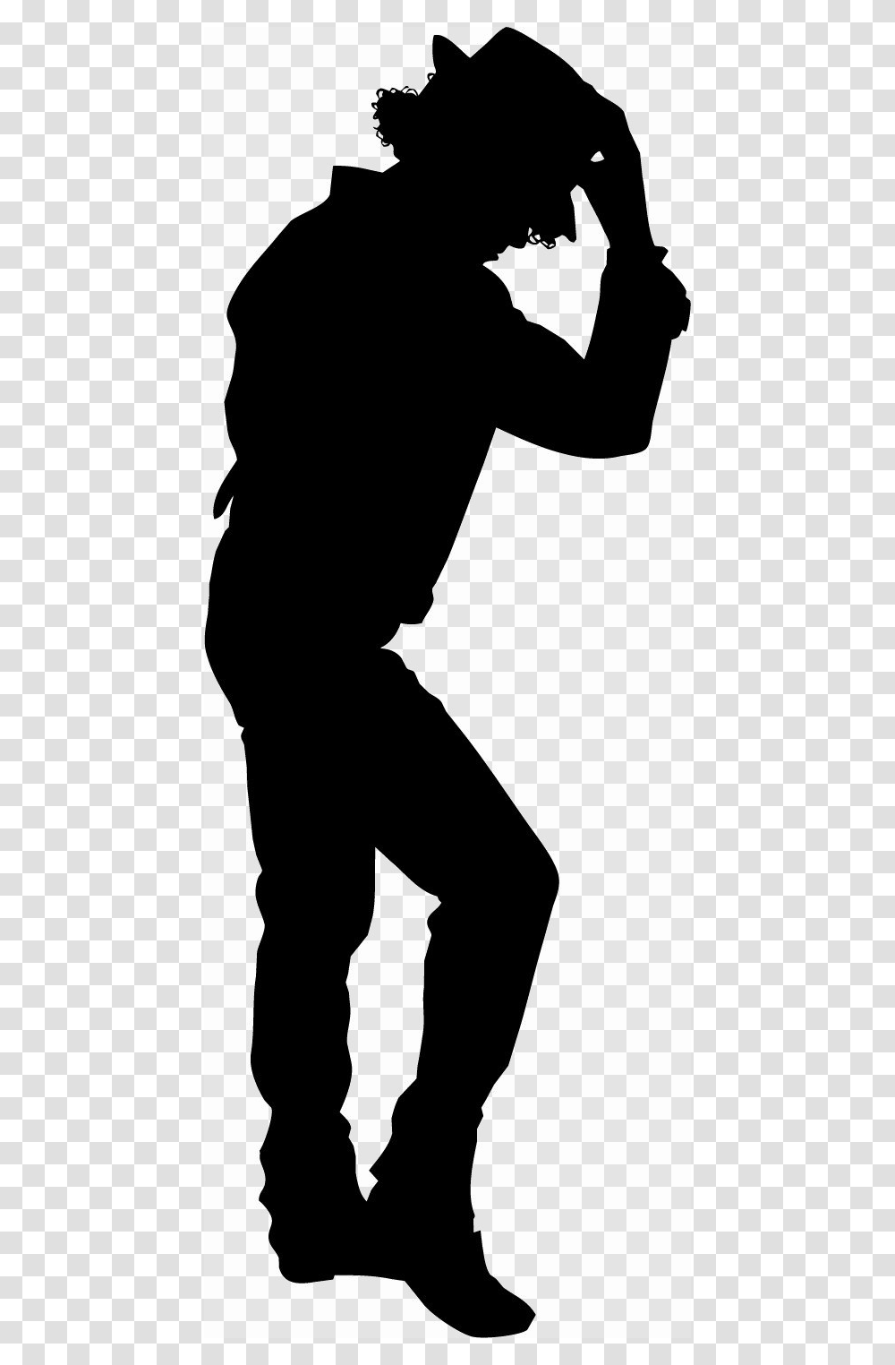 Michael Jackson Moonwalk Image Background Arts, Silhouette, Person, Human, Kneeling Transparent Png