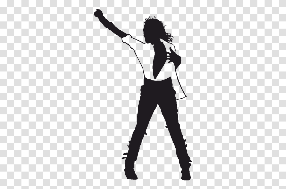 Michael Jackson S Moonwalker Bad Silhouette Art Wall Dancing Michael Jackson Silhouette, Person, Ninja, Pants Transparent Png