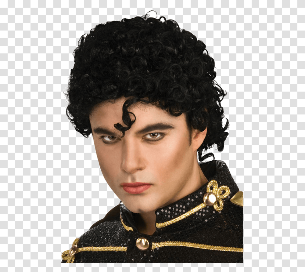Michael Jackson Wig, Face, Person, Human, Hair Transparent Png