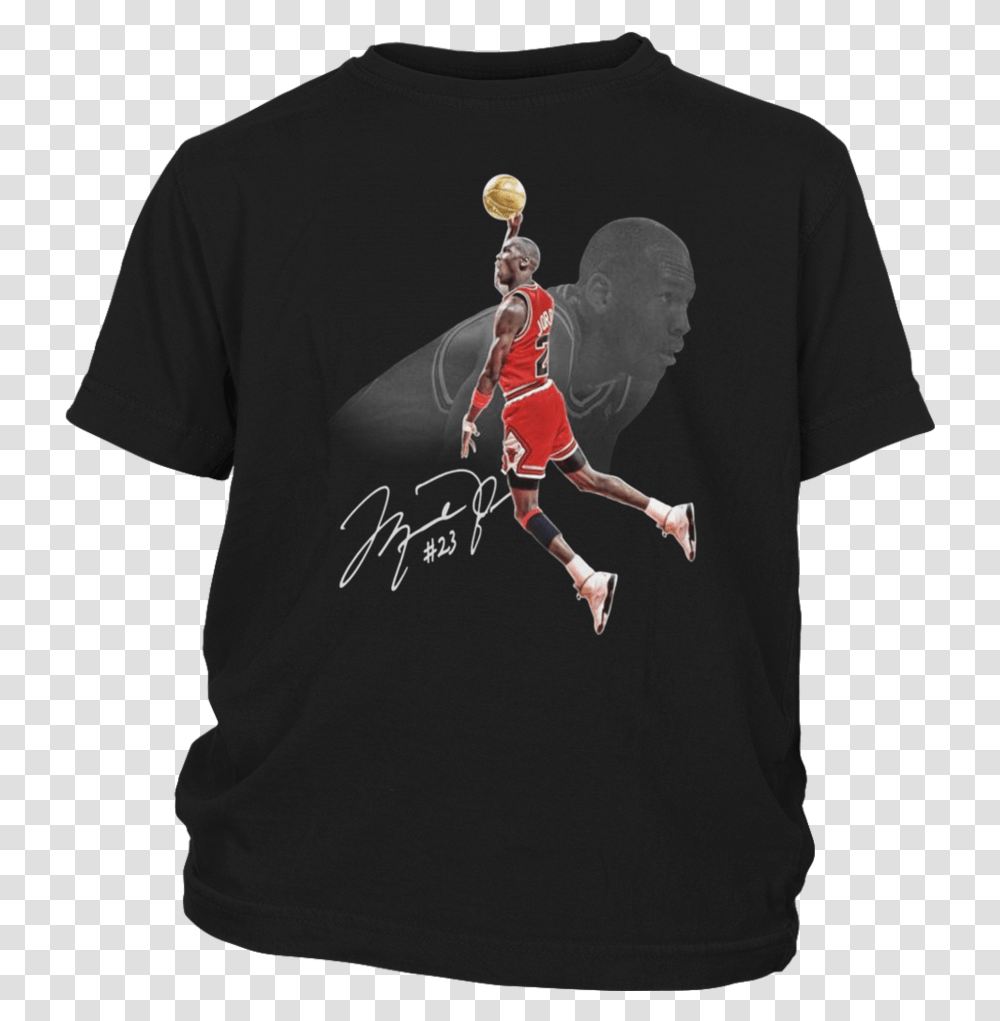 Michael Jordan 23 Signature Shirt Funny T Shirts Sayings, T-Shirt, Sleeve, Person Transparent Png