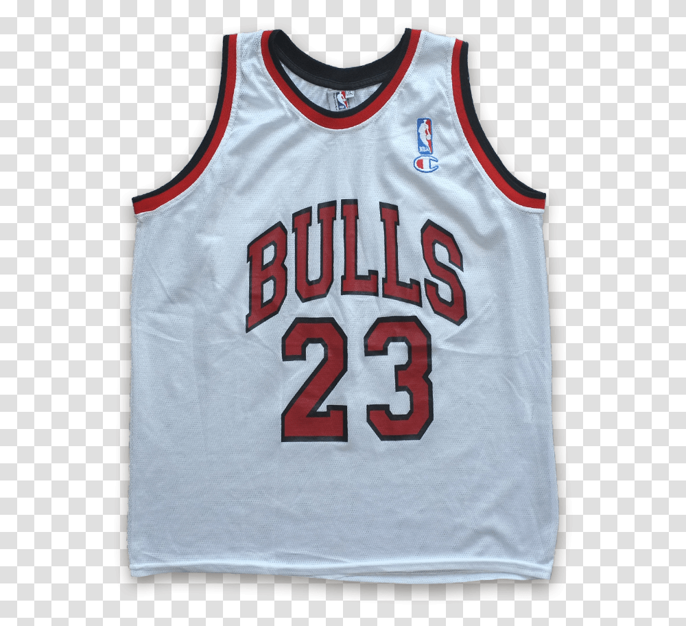 Michael Jordan Champion Jersey Large Number, Clothing, Apparel, Shirt, Undershirt Transparent Png