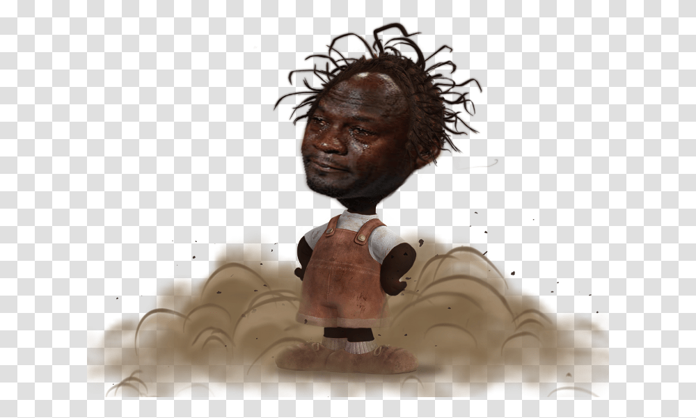 Michael Jordan Crying Bad Personal Hygiene Cartoon, Human, Plant, Hair, Bronze Transparent Png