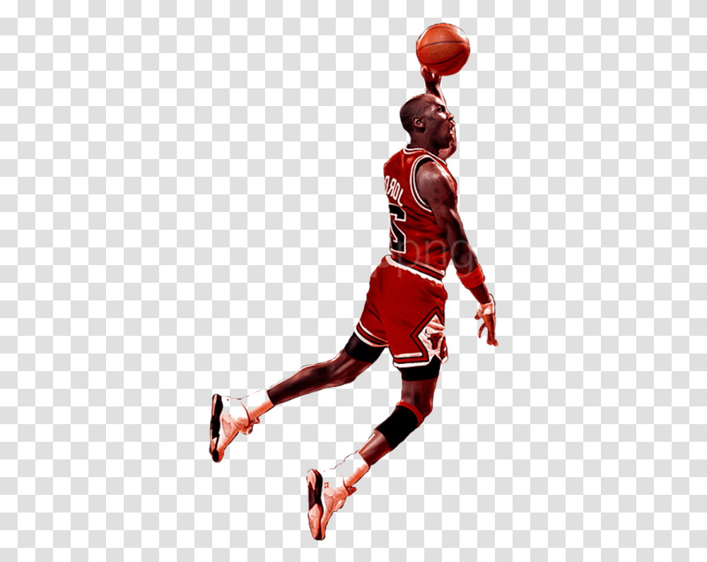 Michael Jordan Logo Dunk Michael Jordan Background, Person, Human, People, Team Sport Transparent Png