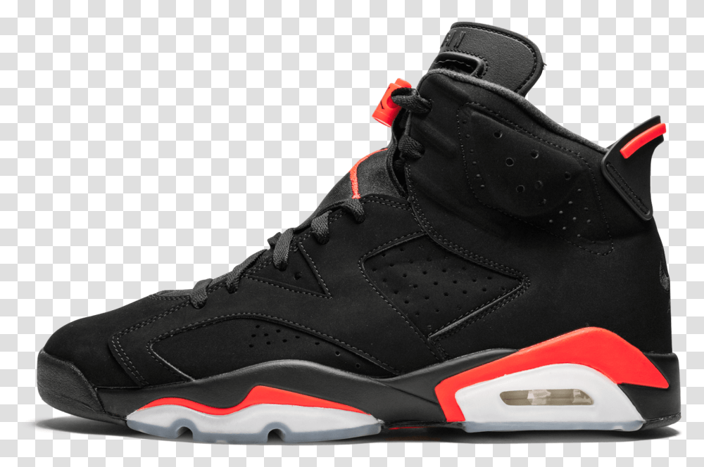 Michael Jordan Signature Air Jordan 6 Infrared 2019 Gs, Apparel, Shoe, Footwear Transparent Png