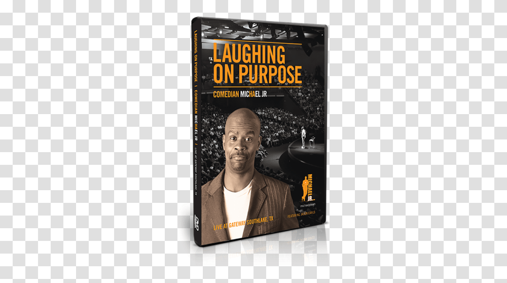 Michael Jr Laughing On Purpose, Person, Poster, Advertisement, Flyer Transparent Png