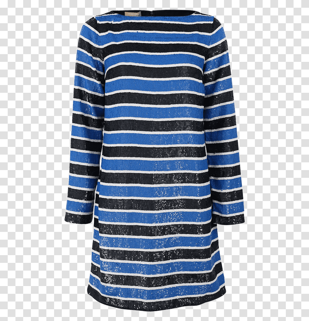 Michael Kors Stripe Sequin Dress Shirt, Sleeve, Apparel, Long Sleeve Transparent Png