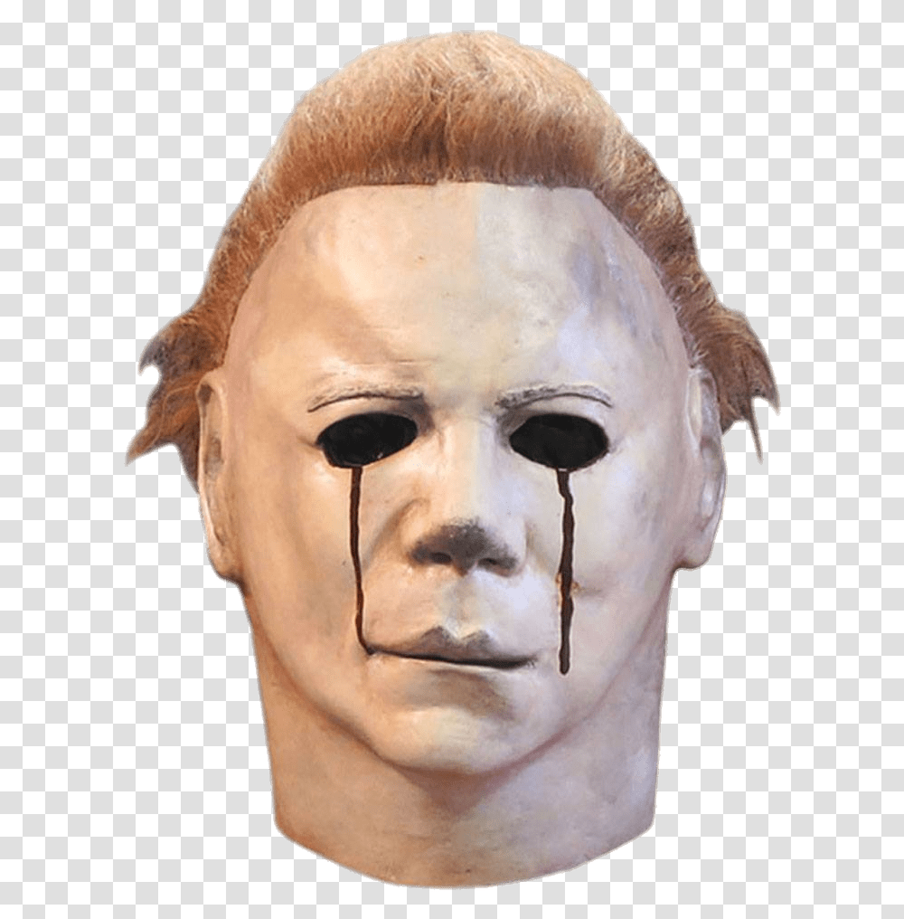 Michael Meyers Bleeding Eyes Mask Michael Myers Halloween Costume, Head, Person, Human Transparent Png