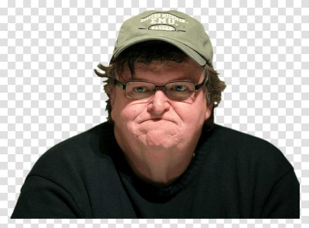 Michael Moore Michael Moore Face, Person, Glasses, Man Transparent Png