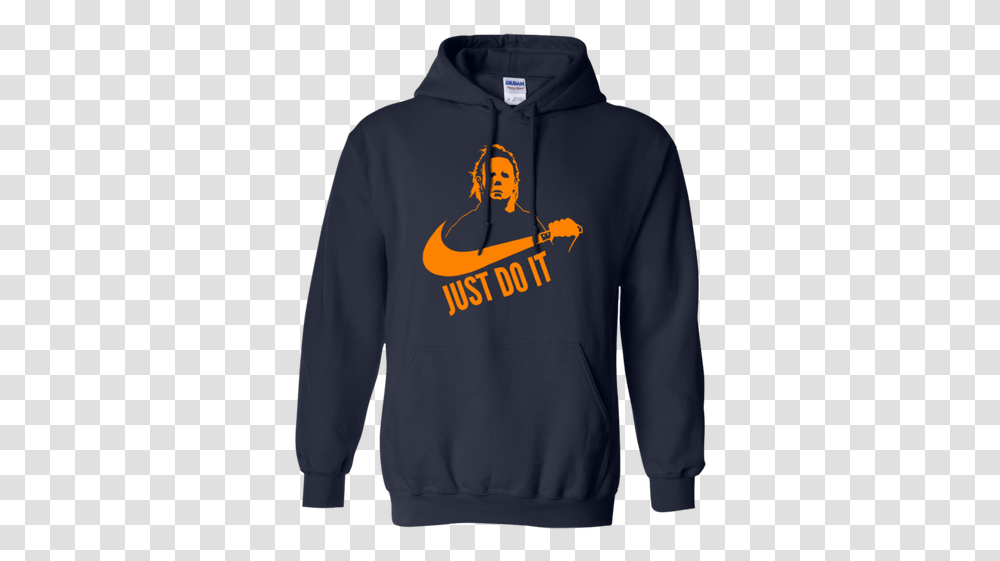 Michael Myers Just Do It Funny Logo Nike Shirt Ladies Nba Youngboy Mickey Mouse Hoodie, Clothing, Apparel, Sweatshirt, Sweater Transparent Png