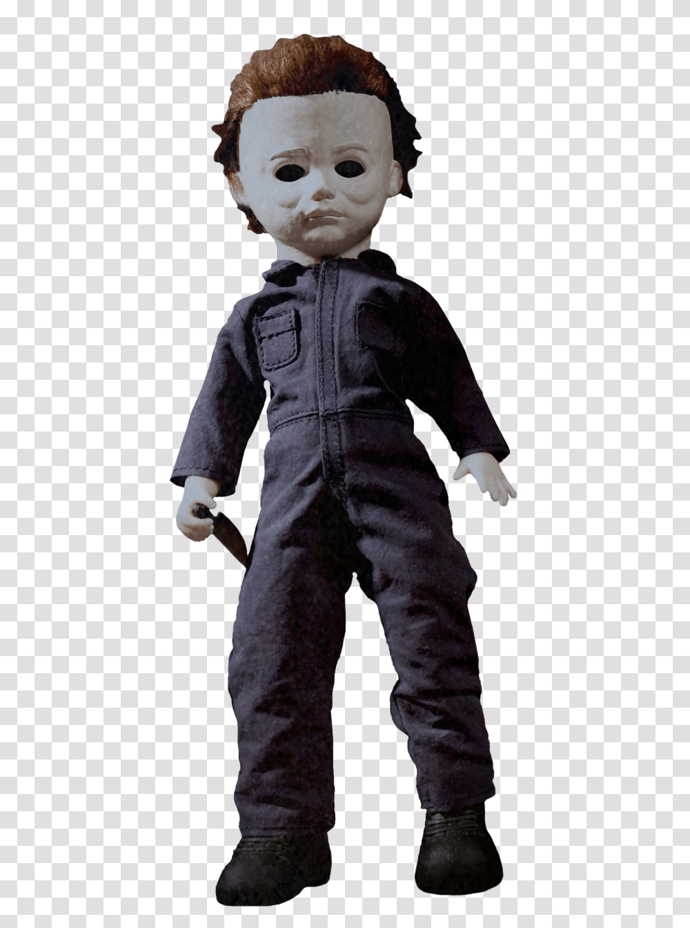 Michael Myers Living Dead Doll, Apparel, Person, Coat Transparent Png