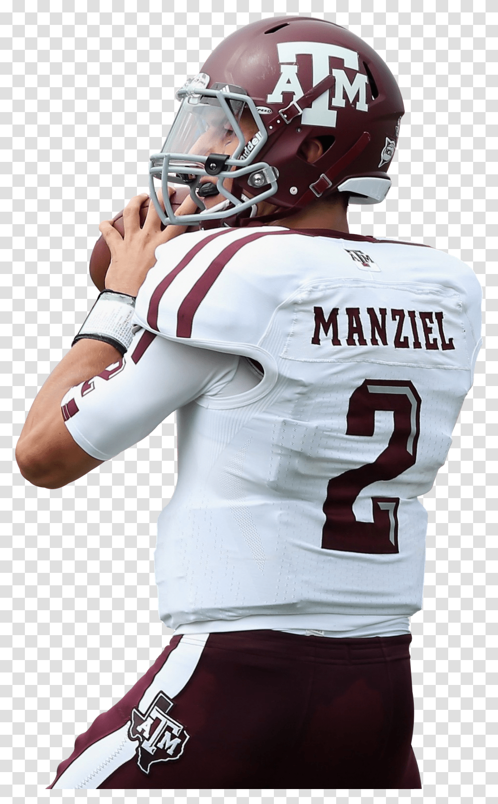 Michael Vick Falcons Johnny Manziel Playing Football, Helmet, Person, People Transparent Png