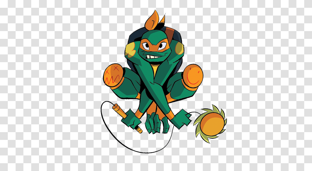 Michelangelo From Rise Of The Teenage Mutant Ninja Turtles Nick Uk, Plant, Produce Transparent Png