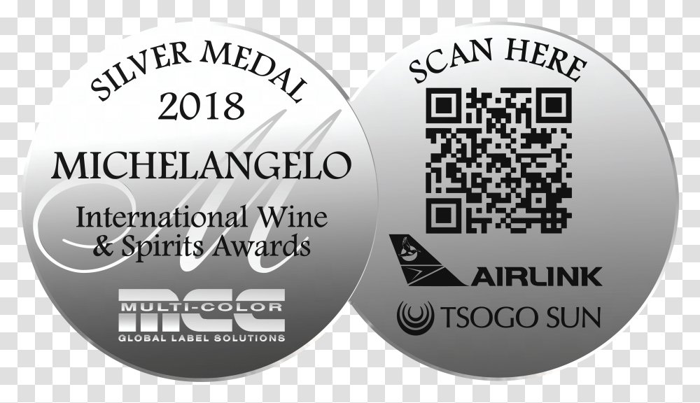 Michelangelo International Wine And Spirits Awards, QR Code Transparent Png